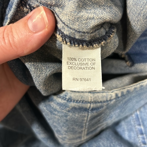 Women’s J.Jill size 8 midi Jean skirt - Picture 4 of 5